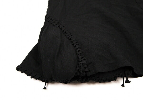 COMME des GARCONS Poly Shirred Padded Skirt Black Size M
