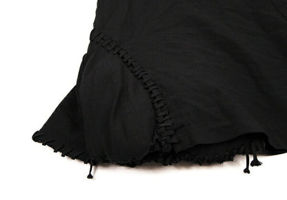 COMME des GARCONS Poly Shirred Padded Skirt Black Size M