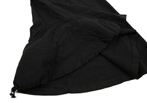COMME des GARCONS Poly Shirred Padded Skirt Black Size M