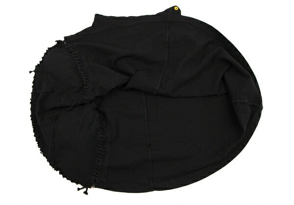 COMME des GARCONS Poly Shirred Padded Skirt Black Size M