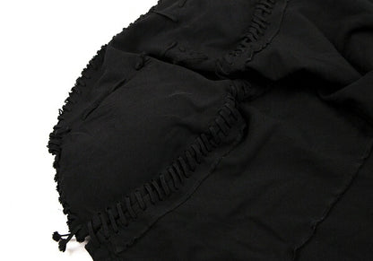 COMME des GARCONS Poly Shirred Padded Skirt Black Size M