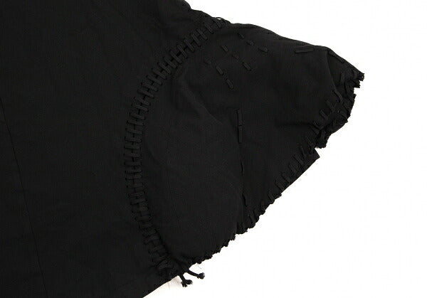 COMME des GARCONS Poly Shirred Padded Skirt Black Size M