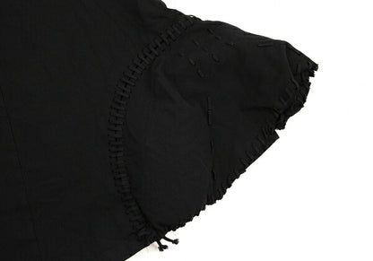 COMME des GARCONS Poly Shirred Padded Skirt Black Size M