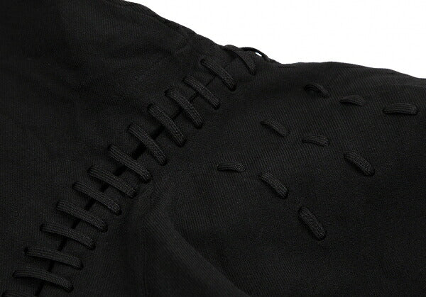 COMME des GARCONS Poly Shirred Padded Skirt Black Size M