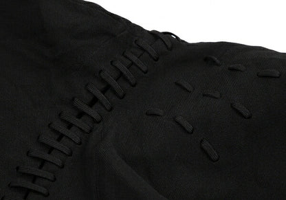 COMME des GARCONS Poly Shirred Padded Skirt Black Size M
