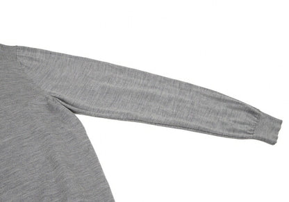 Papas Wool Crewneck Knit Sweater Gray Size L