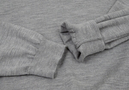 Papas Wool Crewneck Knit Sweater Gray Size L