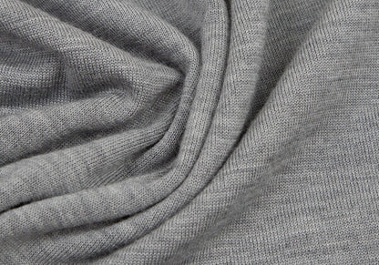Papas Wool Crewneck Knit Sweater Gray Size L