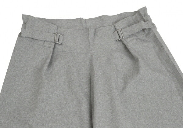 ISSEY MIYAKE me Wool-Like Poly Wide Pants Light Gray Size F