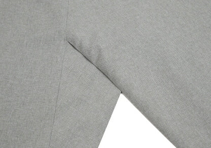 ISSEY MIYAKE me Wool-Like Poly Wide Pants Light Gray Size F