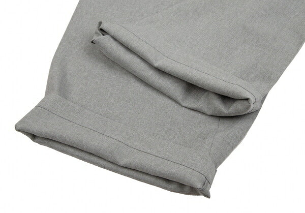 ISSEY MIYAKE me Wool-Like Poly Wide Pants Light Gray Size F