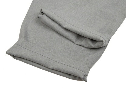 ISSEY MIYAKE me Wool-Like Poly Wide Pants Light Gray Size F