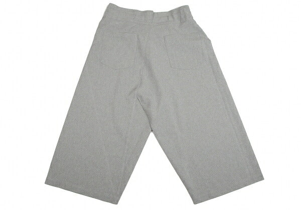 ISSEY MIYAKE me Wool-Like Poly Wide Pants Light Gray Size F
