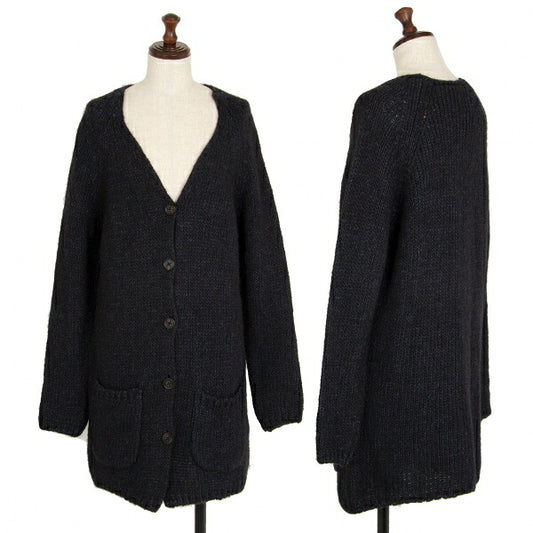 NON NO Mademoiselle NON NON Low Gauge Cardigan Navy Size M