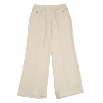 GIORGIO ARMANI Panel Relaxed Rayon Pants Beige Size M