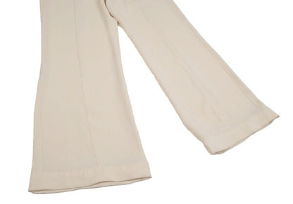 GIORGIO ARMANI Panel Relaxed Rayon Pants Beige Size M