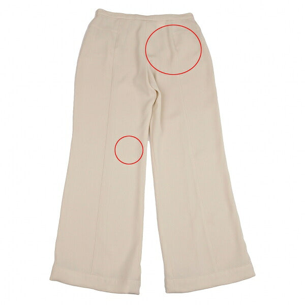 GIORGIO ARMANI Panel Relaxed Rayon Pants Beige Size M