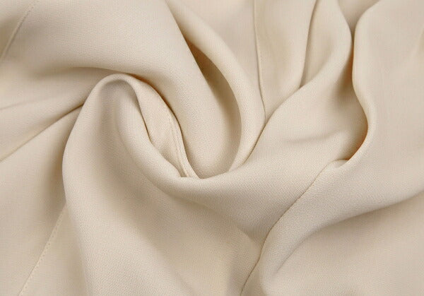 GIORGIO ARMANI Panel Relaxed Rayon Pants Beige Size M