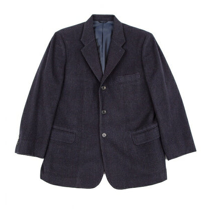 Papas Wool Cashmere 3B Jacket Navy Size 48M