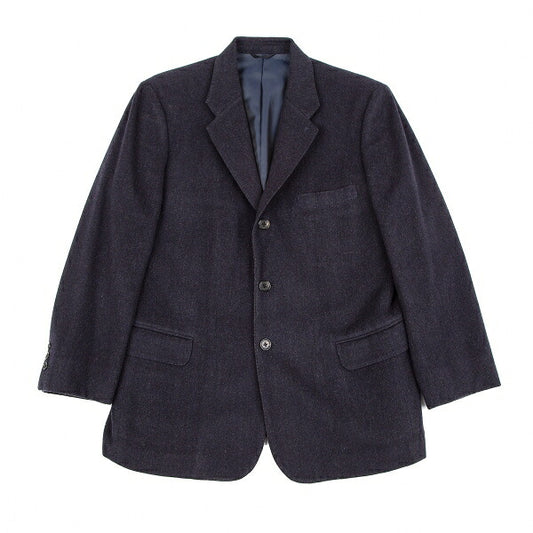 Papas Wool Cashmere 3B Jacket Navy Size 48M