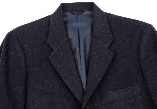Papas Wool Cashmere 3B Jacket Navy Size 48M