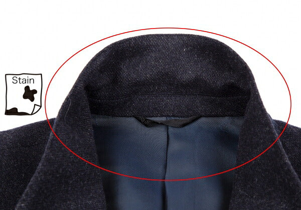 Papas Wool Cashmere 3B Jacket Navy Size 48M