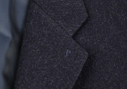 Papas Wool Cashmere 3B Jacket Navy Size 48M