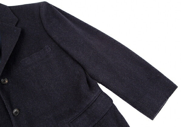 Papas Wool Cashmere 3B Jacket Navy Size 48M