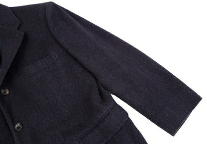 Papas Wool Cashmere 3B Jacket Navy Size 48M