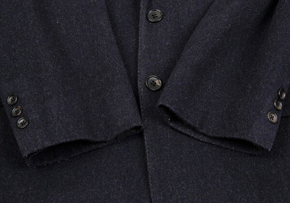 Papas Wool Cashmere 3B Jacket Navy Size 48M