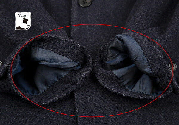 Papas Wool Cashmere 3B Jacket Navy Size 48M