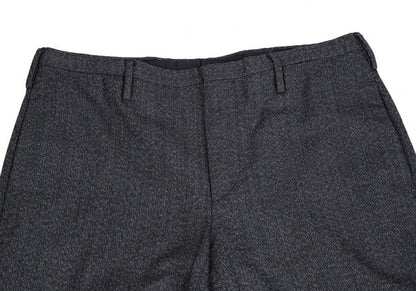 PRADA Wool Nylon Panel Design Pants Navy Size 46