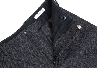 PRADA Wool Nylon Panel Design Pants Navy Size 46