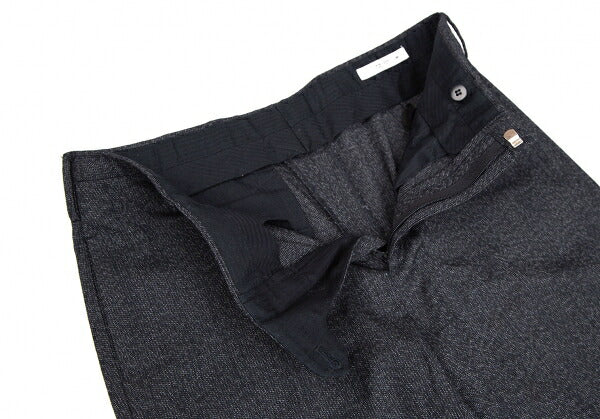 PRADA Wool Nylon Panel Design Pants Navy Size 46