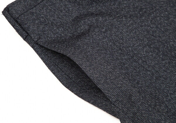PRADA Wool Nylon Panel Design Pants Navy Size 46