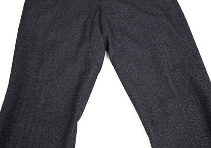 PRADA Wool Nylon Panel Design Pants Navy Size 46