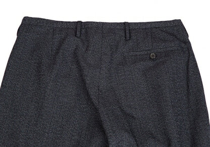 PRADA Wool Nylon Panel Design Pants Navy Size 46