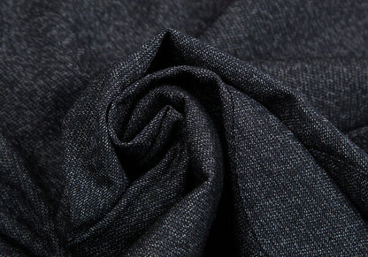 PRADA Wool Nylon Panel Design Pants Navy Size 46