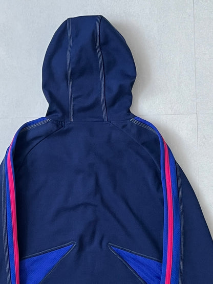 Marithe + Francois Girbaud blue star track jacket Size S