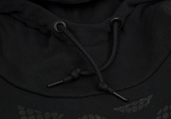 NIKE x COMME des GARCONS Dot Logo Print Fleece Hoodie Black Size M