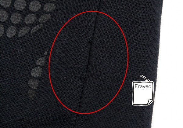 NIKE x COMME des GARCONS Dot Logo Print Fleece Hoodie Black Size M