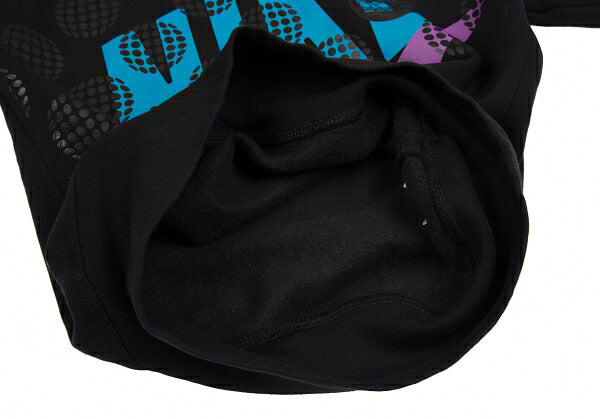 NIKE x COMME des GARCONS Dot Logo Print Fleece Hoodie Black Size M