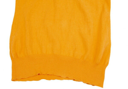 Vivienne Westwood Orb Embroidered Knit Shirt Yellow Polo Size M