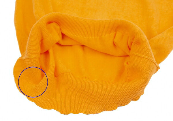 Vivienne Westwood Orb Embroidered Knit Shirt Yellow Polo Size M