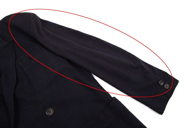 Yohji Yamamoto POUR HOMME Cotton Jacket Navy Size M