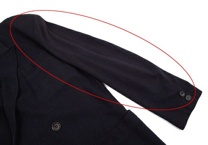 Yohji Yamamoto POUR HOMME Cotton Jacket Navy Size M