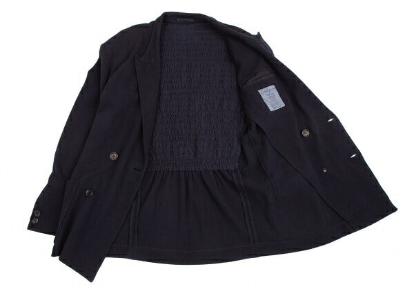 Yohji Yamamoto POUR HOMME Cotton Jacket Navy Size M