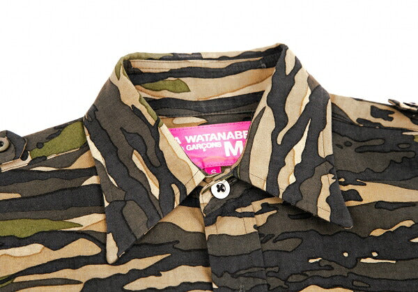 JUNYA WATANABE MAN PINK Camo Print Shirt Green Size S