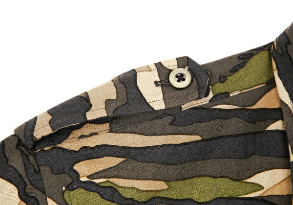 JUNYA WATANABE MAN PINK Camo Print Shirt Green Size S