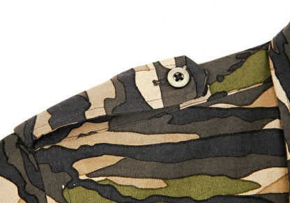 JUNYA WATANABE MAN PINK Camo Print Shirt Green Size S